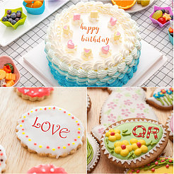 Fondant Cake Stencils Kits&nbsp;DIY-CA0006-83