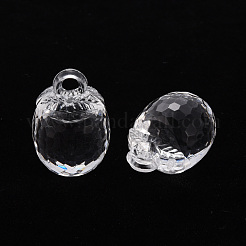 Autumn Theme Transparent Acrylic Pendants&nbsp;TACR-T024-04B-205