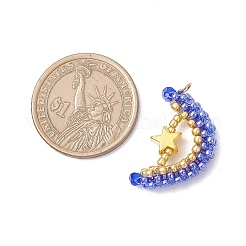 Glass Seed Beaded Pendants&nbsp;PALLOY-MZ00897-01
