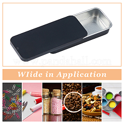 Tinplate Slide Storage Box&nbsp;CON-WH0099-24B-02