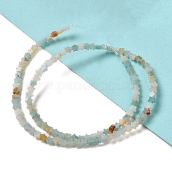 Natural Flower Amazonite Beads Strands&nbsp;G-G085-B09-01
