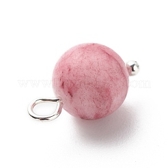 Natural White Jade Charms&nbsp;PALLOY-JF01843