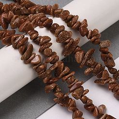 Synthetic Goldstone Chip Beads Strands&nbsp;G-D093-A02