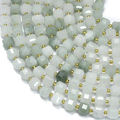 Natural Tianshan Cui Quartzite Beads Strands&nbsp;G-K389-A59-01