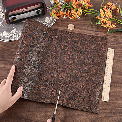 Flower Pattern PVC Leather Fabric&nbsp;DIY-WH20076-42A