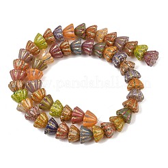 Painted Glass Beads&nbsp;GL-CBA4370-05