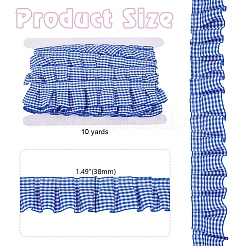 10Yards Tartan Cotton Pleated Lace Trim&nbsp;OCOR-HY0002-33