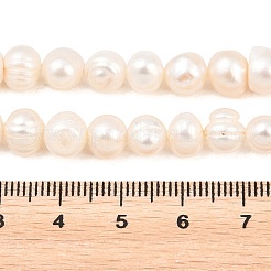Natural Cultured Freshwater Pearl Beads Strands&nbsp;PEAR-D003-01C-04