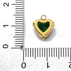 304 Stainless Steel Rhinestone Pendants&nbsp;STAS-P386-01G-01