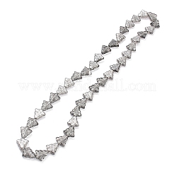 Transparent Electroplate Glass Beads Strands&nbsp;EGLA-C002-PL02