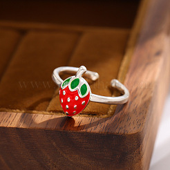 Brass Enamel Cuff Open Rings&nbsp;WGF29A6-01
