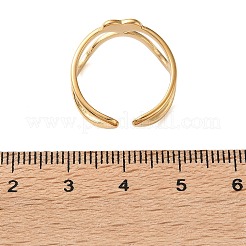 304 Stainless Steel Cuff Open Rings&nbsp;SA-CBAD22F-01G-H