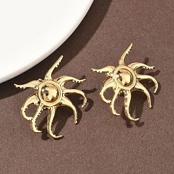Squid 304 Stainless Steel Stud Earrings&nbsp;EJEW-B156-07G
