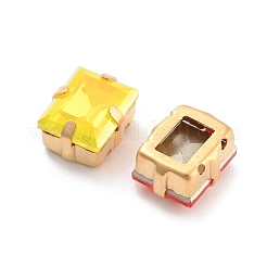 Rectangle Opal Sew On Rhinestones&nbsp;RGLA-G024-05A-G