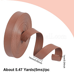 5M Flat PU Imitation Leather Cord&nbsp;LC-WH0009-09B