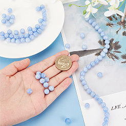 2 Strands Natural Blue Lace Agate Beads Strands&nbsp;G-OC0004-35B