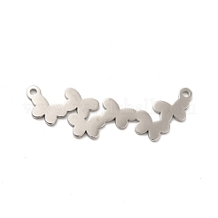 Non-Tarnish 304 Stainless Steel Connector Charms&nbsp;STAS-K245-01P