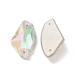 Iridescent Axe Shape Sew on Rhinestone&nbsp;RGLA-C001-01D-001PH