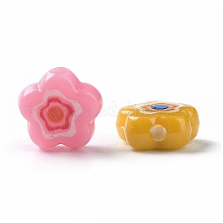 Printed Opaque Acrylic Beads&nbsp;OACR-E009-07A
