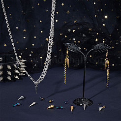 48Pcs 12 Styles 201 & 304 Stainless Steel Pendants&nbsp;STAS-UN0048-22
