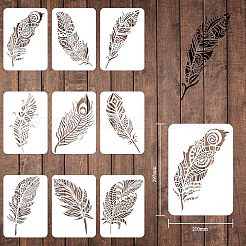 Plastic Reusable Drawing Painting Stencils Templates Sets&nbsp;DIY-WH0172-311