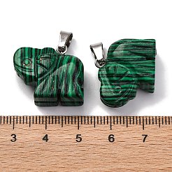 Natural & Synthetic Mixed Gemstone Pendants&nbsp;G-B127-05P