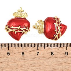 Brass Enamel Pendants&nbsp;KK-CBACBC6-02C-G
