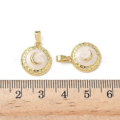 Brass Enamel Pendants&nbsp;KK-I371-29G-01