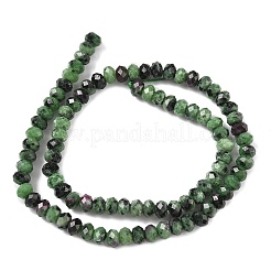 Natural Ruby in Zoisite Bead Strands&nbsp;G-D344-A14