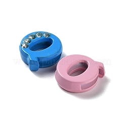 Rhinestone Slide Letter Charms&nbsp;RB-TAC0002-01Q