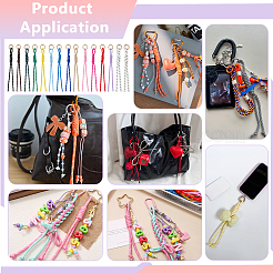 15Pcs 15 Colors Polyester Pendant Decorations&nbsp;FIND-NB0007-37