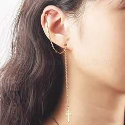 Handmade 304 Stainless Steel Dangle Studs Earrings&nbsp;EJEW-JE04576