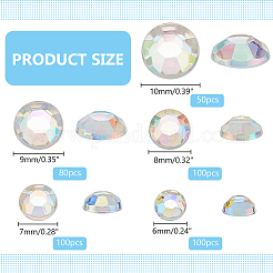 430pcs 5 Styles Plastic Cabochons&nbsp;FIND-PH0021-48B