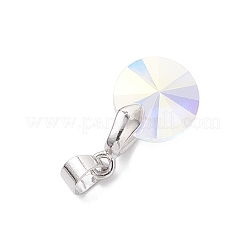 AB Color Plated Glass Charms&nbsp;PALLOY-JF04593-02