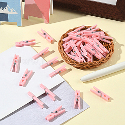 100Pcs DIY Wood Photo Paper Craft Clips&nbsp;AJEW-SP0003-42A