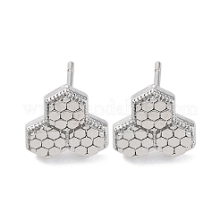 Brass Stud Earrings&nbsp;EJEW-D288-10P