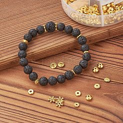 Brass/Alloy/Zinc Alloy Spacer Beads&nbsp;KK-YW0001-14G
