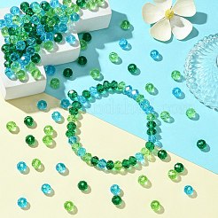 3 Colors Transparent Glass Beads&nbsp;EGLA-TZ0001-02B