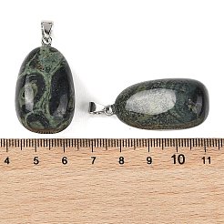 Natural Kambaba Jasper Tumbled Stone Pendants&nbsp;GG-K002-06H