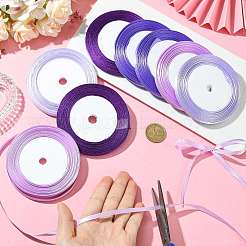 8Rolls 4 Colors Single Face Satin Ribbon&nbsp;OCOR-FS0001-10C