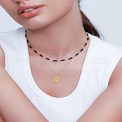 8Pcs 2 Colors 304 Stainless Steel Pendants&nbsp;STAS-LP0003-57