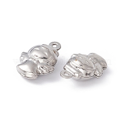 Non-Tarnish 304 Stainless Steel Charms&nbsp;STAS-C057-04P