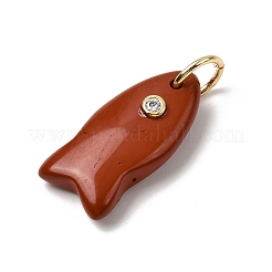 Natural Red Jasper Pendants&nbsp;G-A297-01G-12