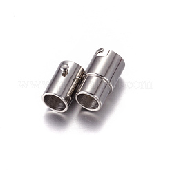 Tarnish Resistant 304 Stainless Steel Locking Tube Magnetic Clasps&nbsp;STAS-H019-3