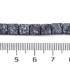 Frosted Natural Lava Rock Beads Strands&nbsp;G-E618-06