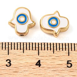 Rack Plating Brass Beads&nbsp;KK-H486-03G-04