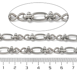 304 Stainless Steel 8-Shaped Link Chains&nbsp;CHS-V001-02P-C