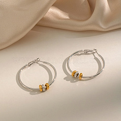 304 Stainless Steel Big Hoop Earrings for Women&nbsp;MA0702-2
