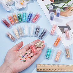 2147Pcs 24 Styles Glass Bugle Beads&nbsp;SEED-ME0001-22