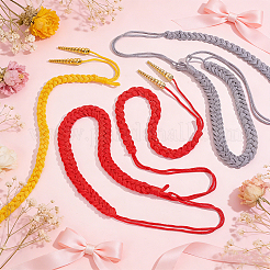 3Pcs 3 Colors Polyester Guard Lanyard Shoulder Cord&nbsp;AJEW-HY0003-41